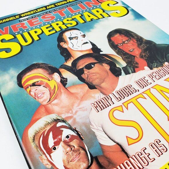Wrestling Superstars Magazine Sting Big Show Runnel VTG April 2000 Unread Stock - Picture 11 of 11